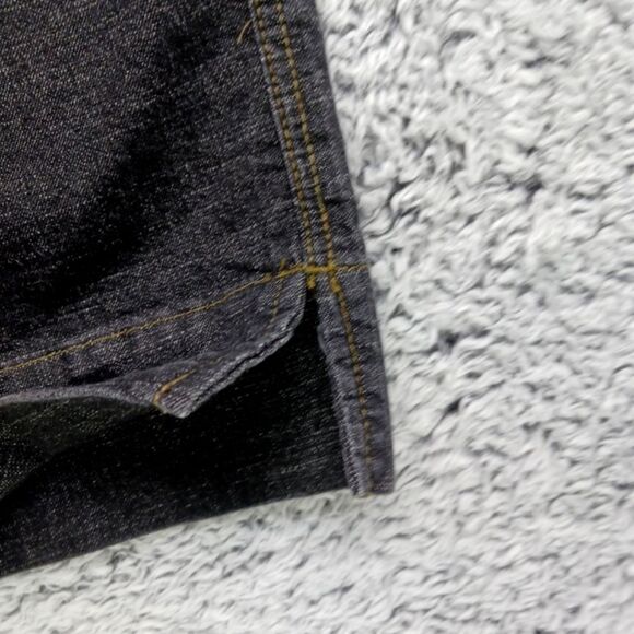 Levi's Outback Wide Leg Capri Women's 12. Black Stretch Denim. 4 Pocket. - Picture 6 of 10